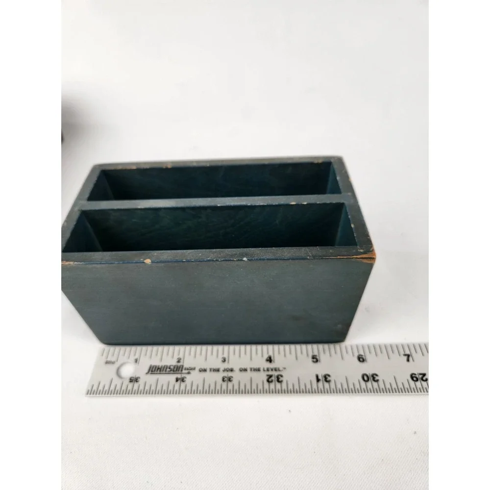 VTG Antique Wood Drawer Tray *Needs Repair* Handmade Small Box Divider‎
